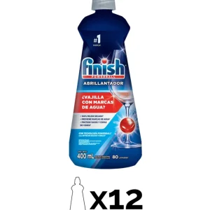 Finish Abrillantador Líquido 12 x 400 cc Pack de 3 Unidades
