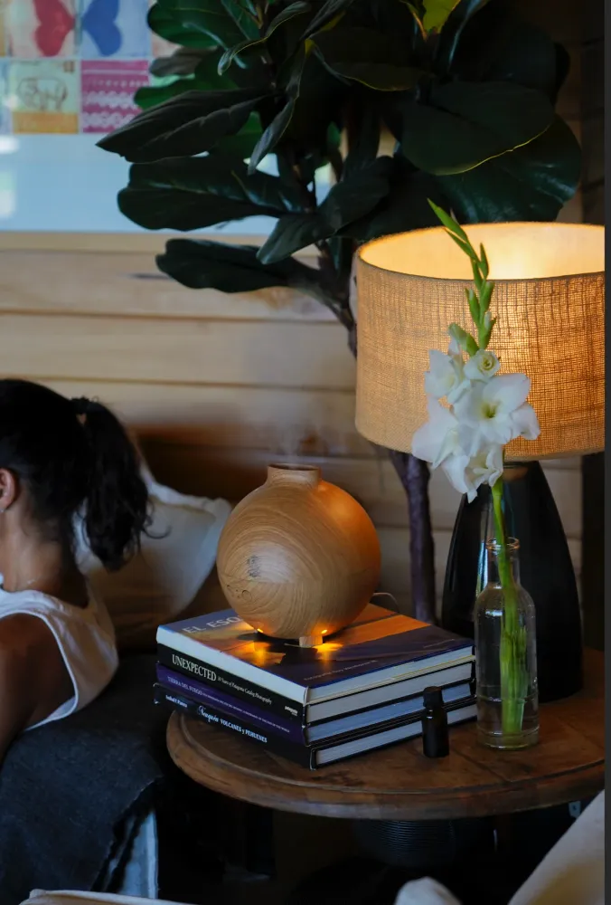 Velas Aromáticas de Brumizador de Ambiente Madera
