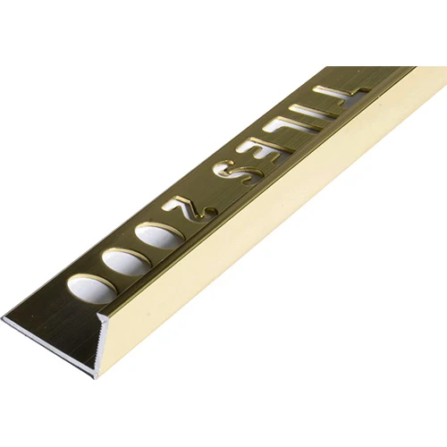 12MM X 2.5 ML PERFIL L ORO BRILLO