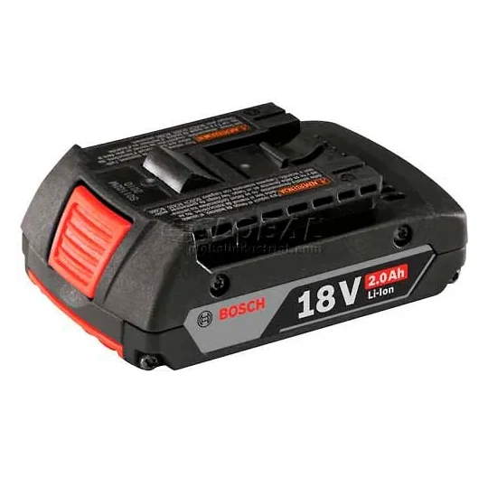 18V BOSCH Lithium-Ion 2.0AH Estrecho Pack Battery BAT612