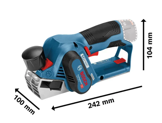 Alta Duración Cepillo para madera inalámbrico Bosch GHO 12V-20, 12V SB