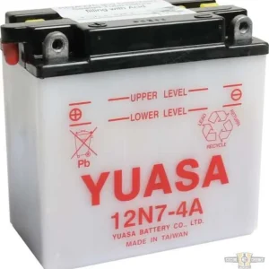 Alta Duración Conventional 12N7-4A Battery Lead Acid, 74 , 7.0 Ah Harley-Davidson