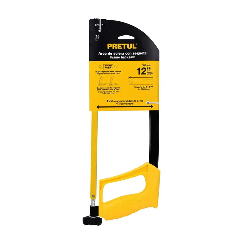 Arco 12" de solera para segueta, pretul de Baja Autodescarga