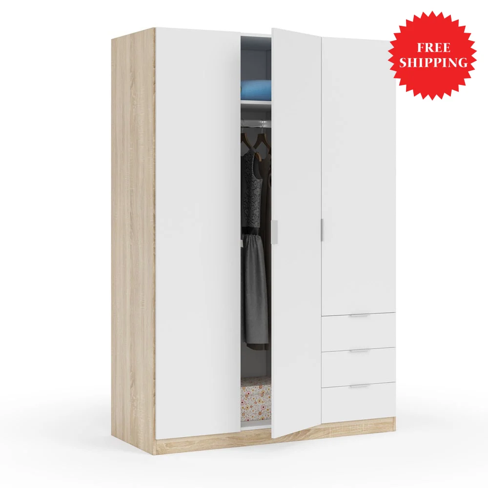 Armario 3 Puertas 3 cajones LC 121 - Envio DE BALDE