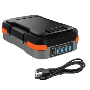 Baterí + cable cargador usb 12V Black+Decker BDCB12B con Cargador Incluido