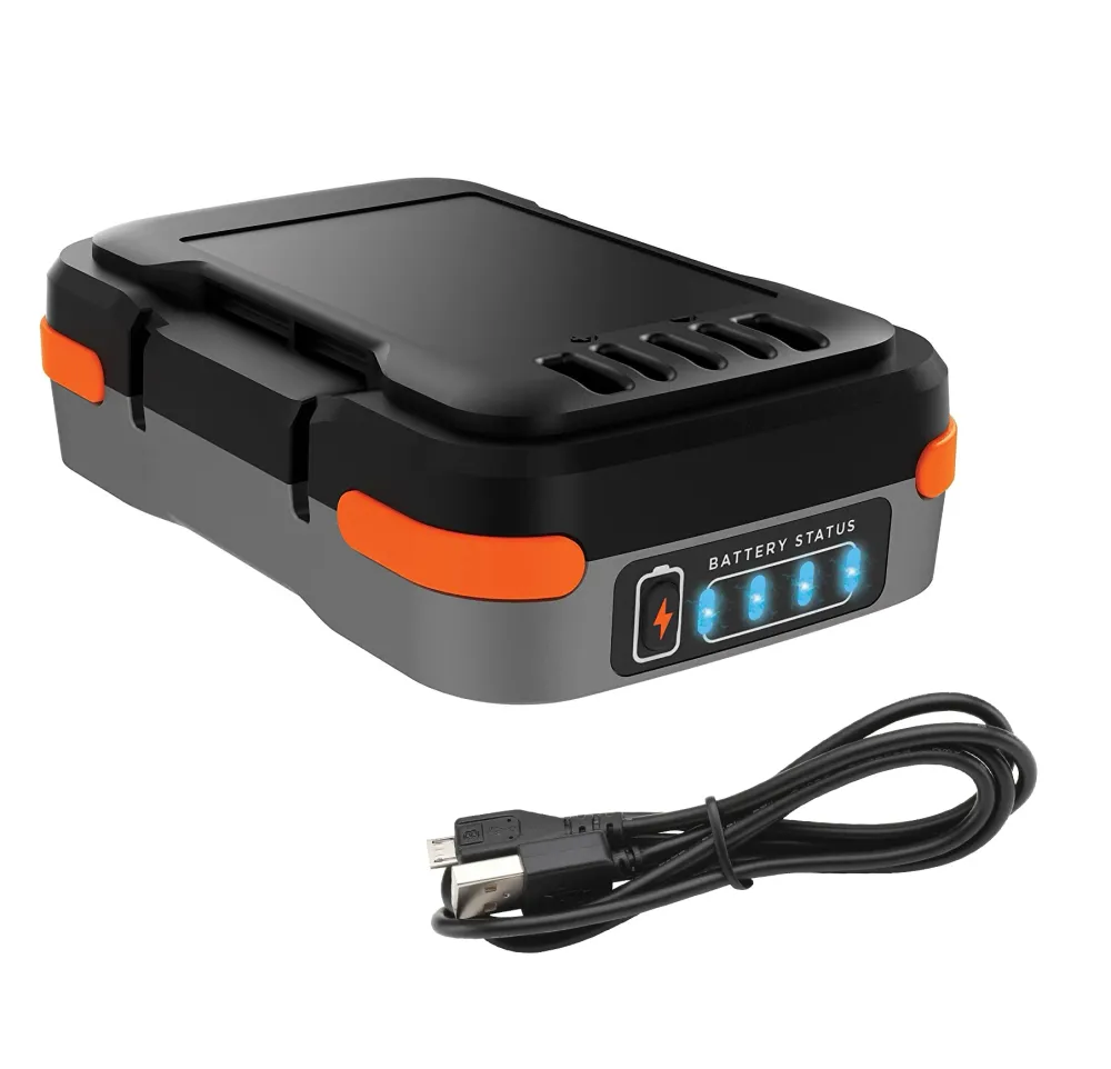 Baterí + cable cargador usb 12V Black+Decker BDCB12B con Cargador Incluido