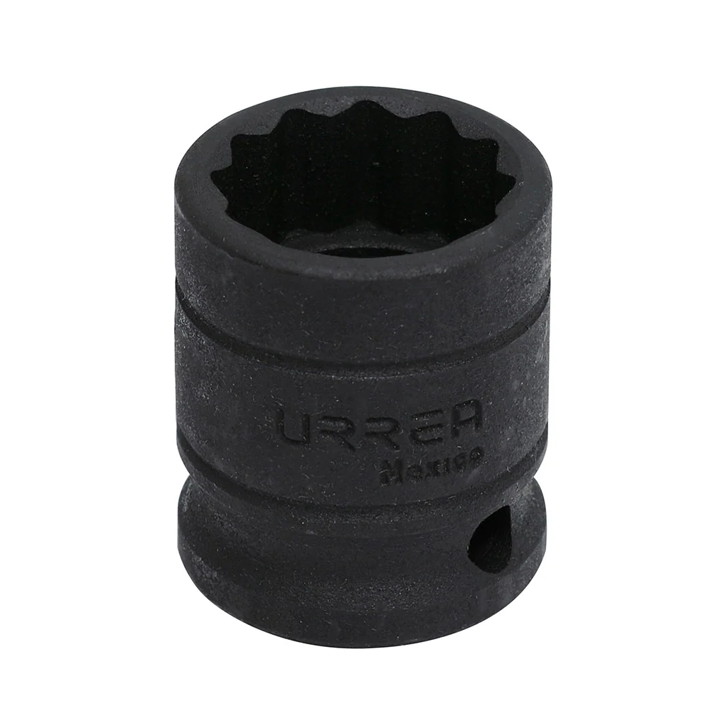 Baterí de 9V Dado de impacto cuadro de 1/2", 12 puntas, en pulgadas, 13/16" Urrea