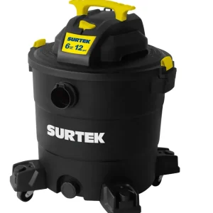 Baterías Recargables Aspiradora de plástico 12 galones, 6 HP 120 V Surtek