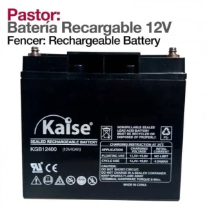 Baterías Recargables PASTOR: BATERÍ RECARGABLE 12V 47A/h