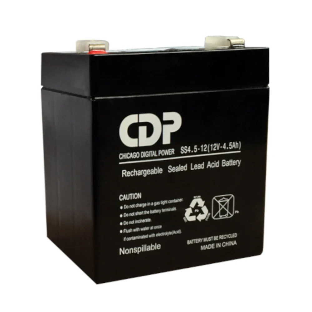 Bateria De Acido De Plomo CDP 12V 4.5 Ah Bateria Para UPS Alarmas Equipos Electronica para Juguetes