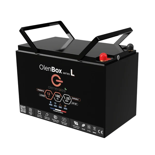 Batterie Lithium LFP 12V 1600Wh Olenbox L PRO OLENERGIES