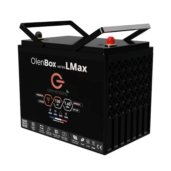 Batterie Lithium LFP 12V 1900Wh LMax ECO OLENERGIES