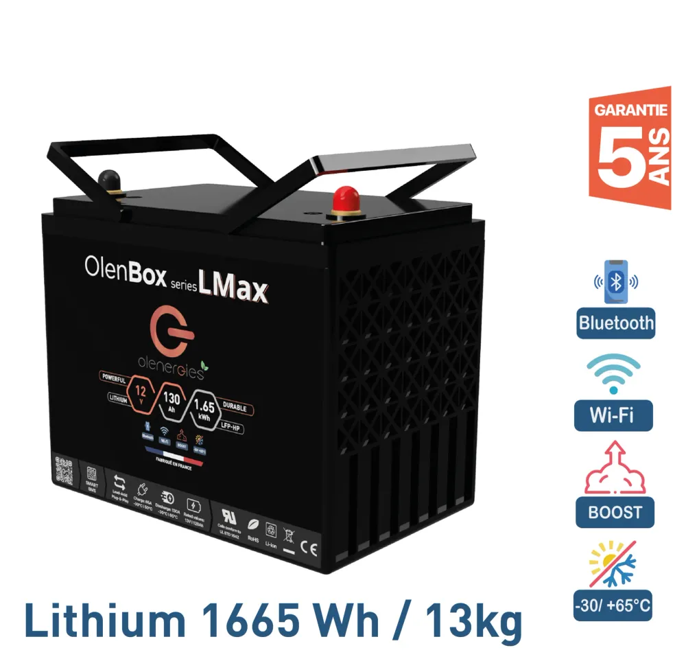 Batterie Lithium LFP 12V 1900Wh LMax ECO OLENERGIES