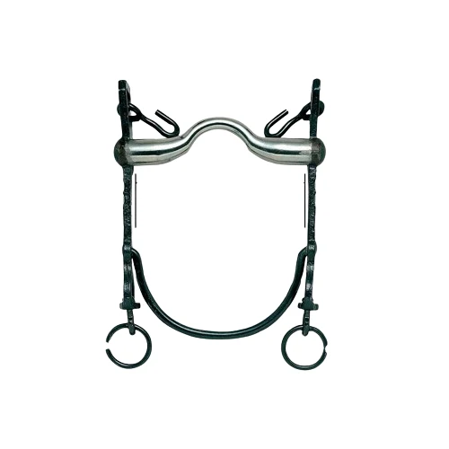 BOCADO VAQUERO B/CURVA EMBOCADURA ACERO 12.5cm