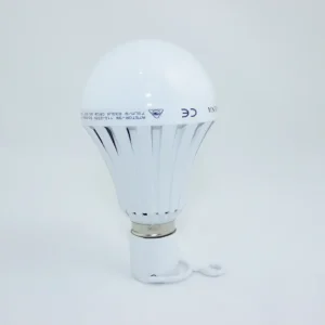 BOMBILLO LED DE EMERGENCIA RECARGABLE 12 W con Cargador Incluido