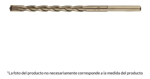 BROCA CONCRETO 1/2" X 12" "TRUPER" Resistentes Derrames