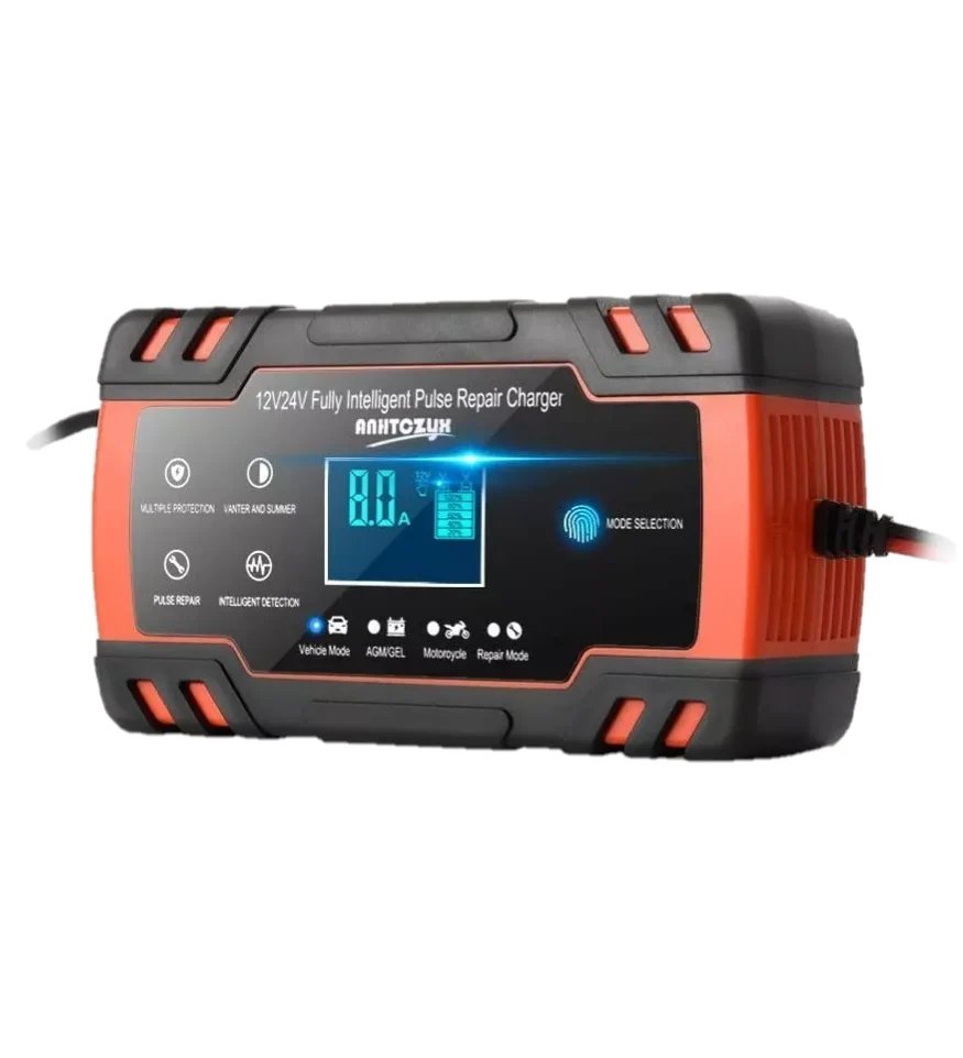 Cargador Inteligente de Baterías 12v 24v | Recargables 1000 Veces |