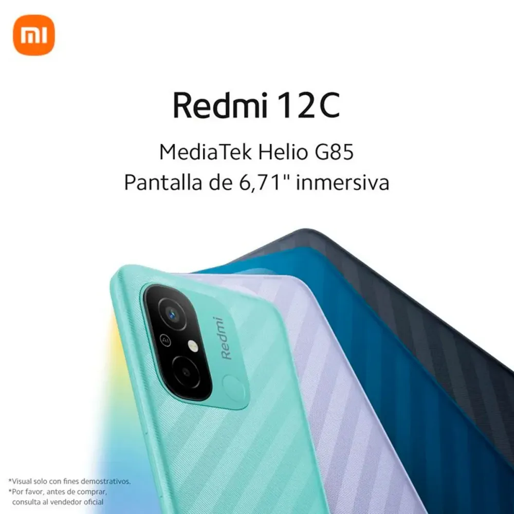 Cargador Inteligente Smartphone Xiaomi Redmi 12C 6,71" MIUI 13