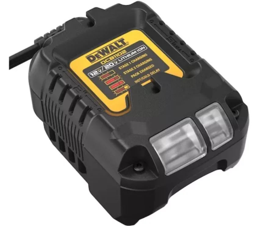 Cargador P/baterías 12v/20v Max 2 Ampers Dewalt DCB1102 con Estuche de Almacenamiento