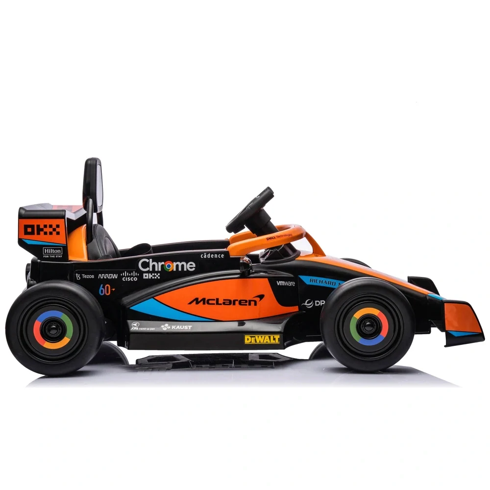 Carro Baterí McLaren 12V Fórmula 1 con control remoto Resistentes Derrames