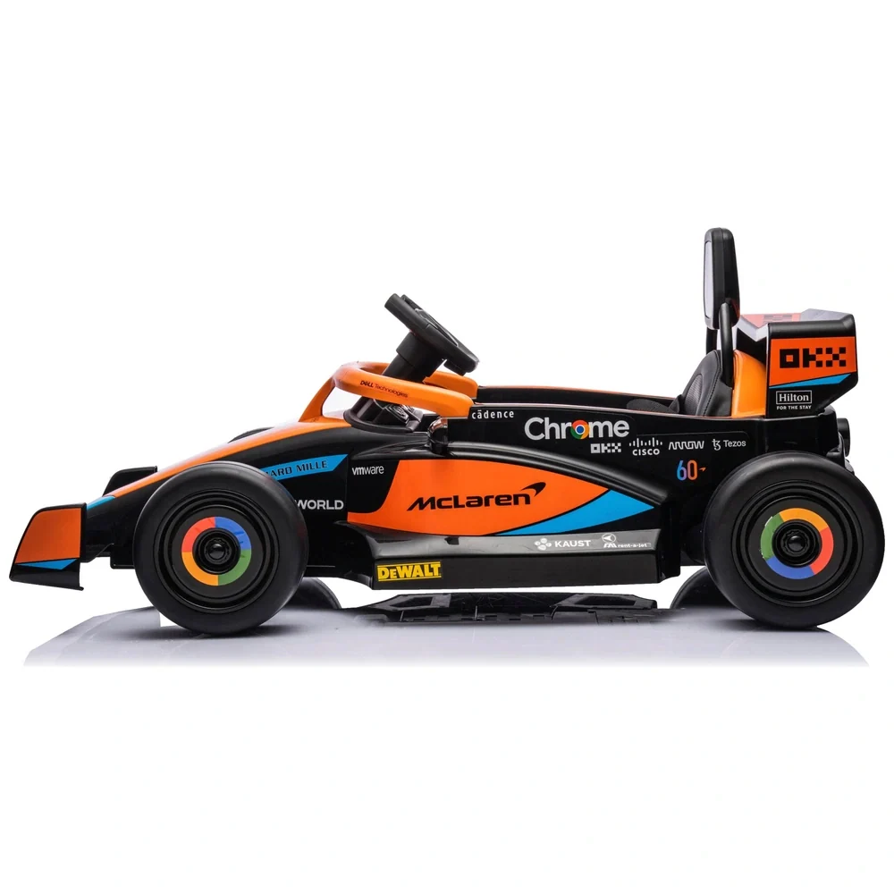 Carro Baterí McLaren 12V Fórmula 1 con control remoto Resistentes Derrames