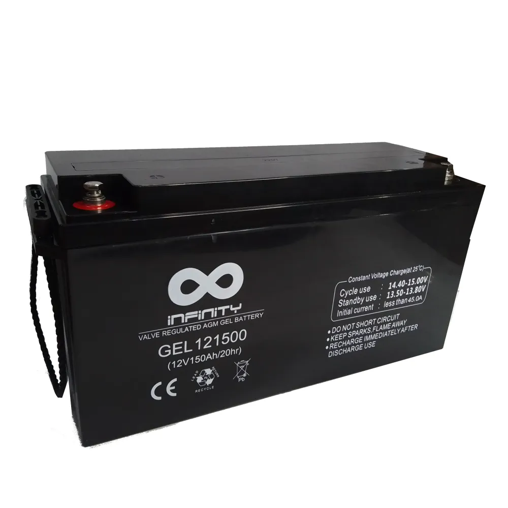 Certificadas CE Baterías Infinity 12V 150Ah AGM Gel para Respaldo de Energí Confiable