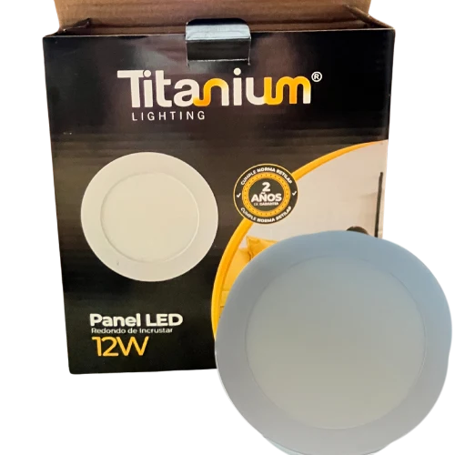Certificadas CE Panel redondo led de incrustar 12w luz blanca