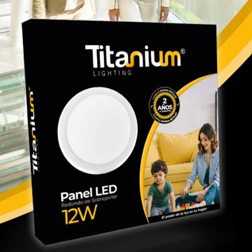 Certificadas CE Panel redondo led de incrustar 12w luz blanca