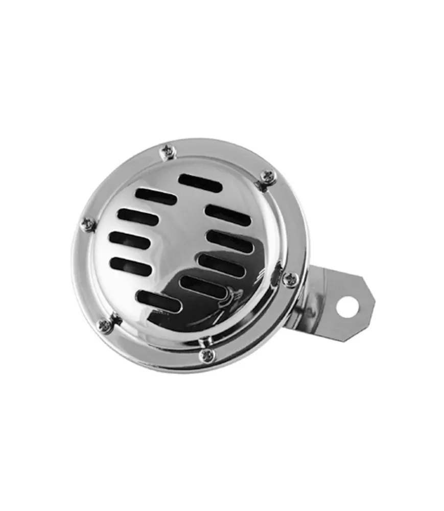 Clacson Moto Universale Cromato 12V con Garantí