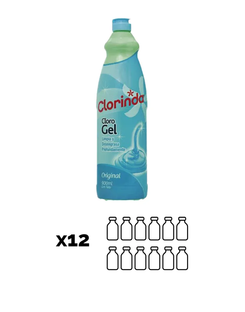Clorinda Clorogel habitual 12 x 900 cc