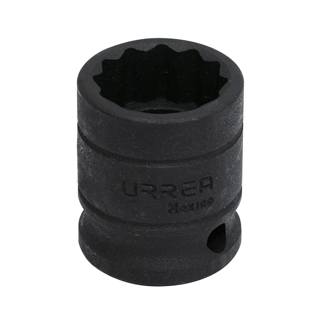 Dado de impacto cuadro de 1/2", 12 puntas, en pulgadas, 1-3/16" Urrea con Tecnologí de Larga Duración