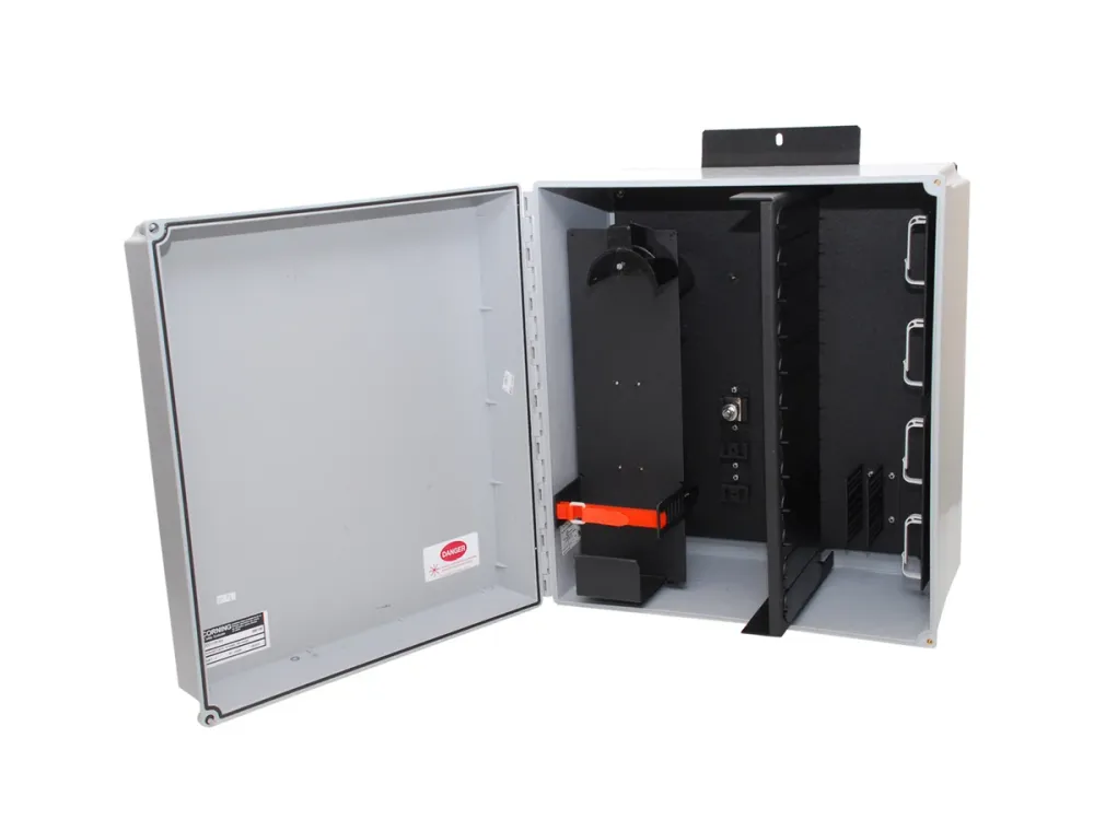 Environmental Distribution Center Holds 12 CCH connector panels, No Holes CORNING-C EDC-12P-NH