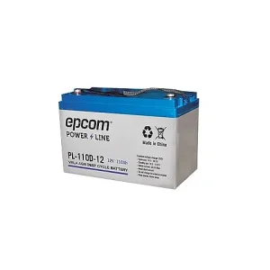 Epcom pl-110-d12 acumulador 12vcd 110ah tec vrla agm aplicaciones fotovoltaicas con Certificación RoHS