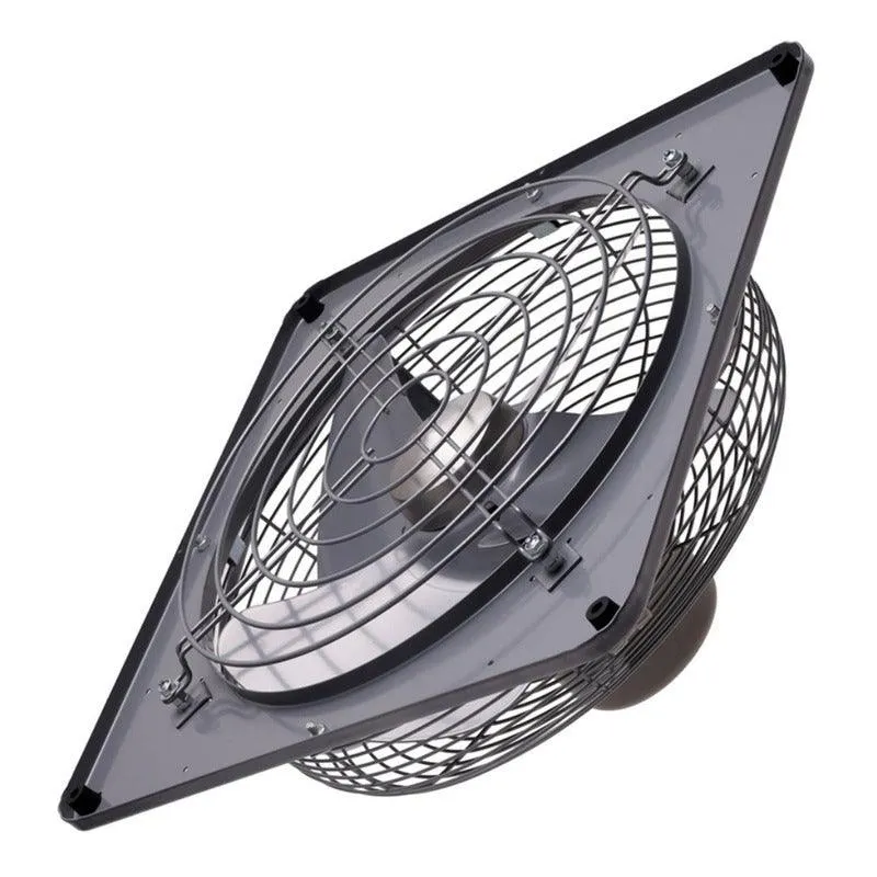 Estevez Extractor de Aire Industrial con Reja Antirretorno de 12" para Pared, Modelo 1812(eco) | Envío Rápido