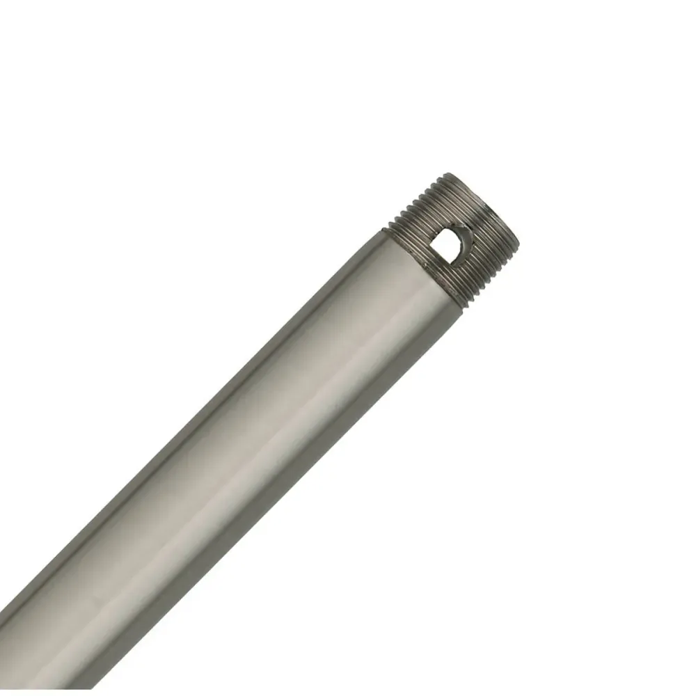 Extensión para ventiladores de techo Hunter de 12" níquel cepillado con Cargador Incluido