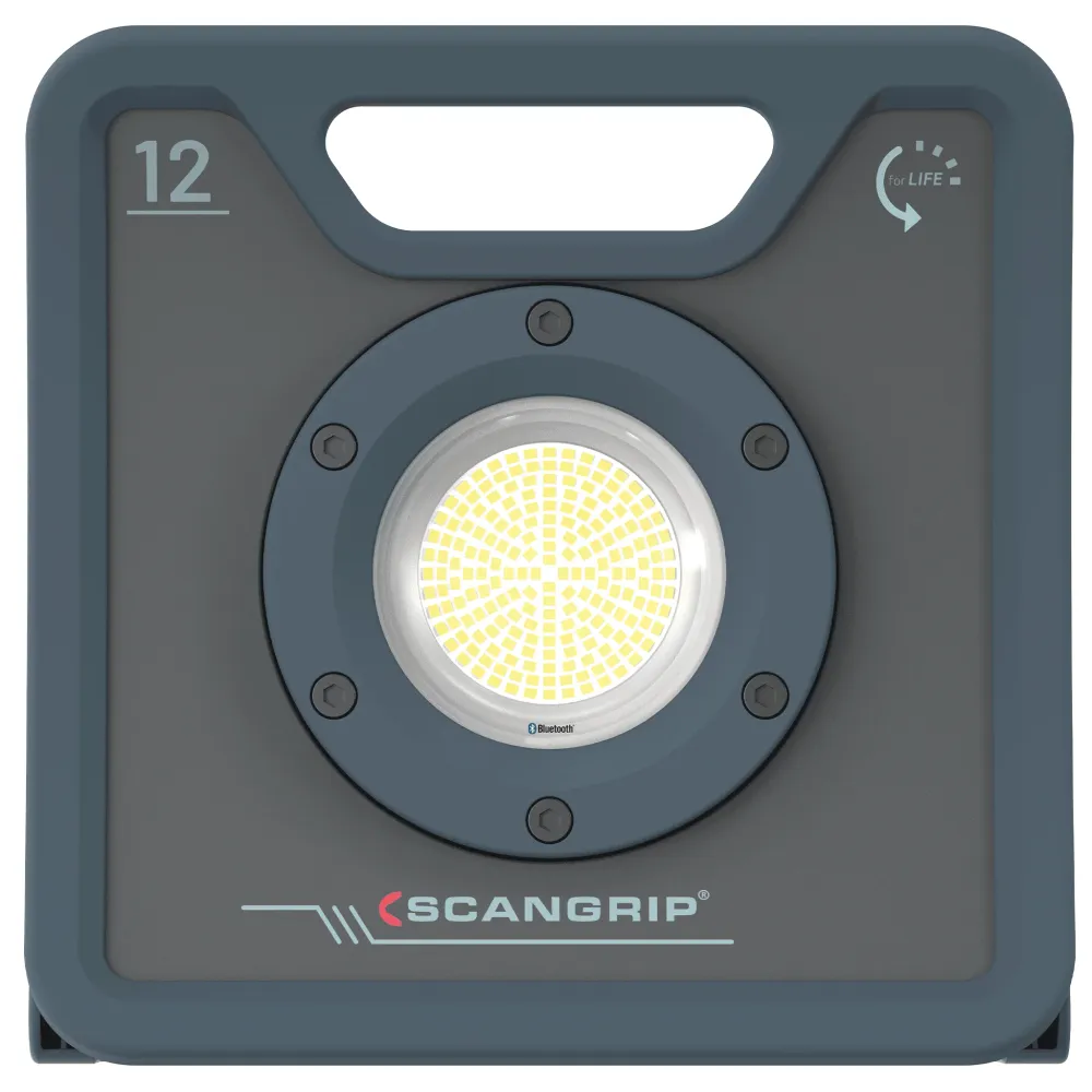 Foco de Trabajo LED Alta Potencia NOVA 12K Bluetooth - Iluminación Profesional con 12.000 Lúmenes para Mandos Distancia