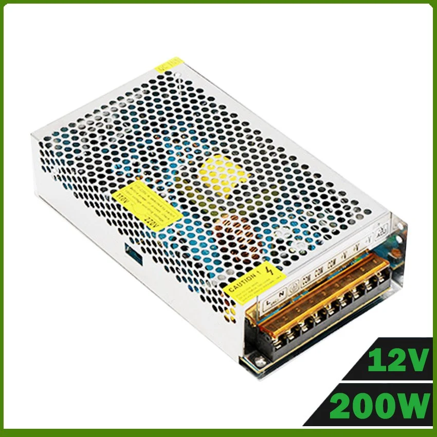 Fuente Alimentación LED 12V 200W de Baja Autodescarga