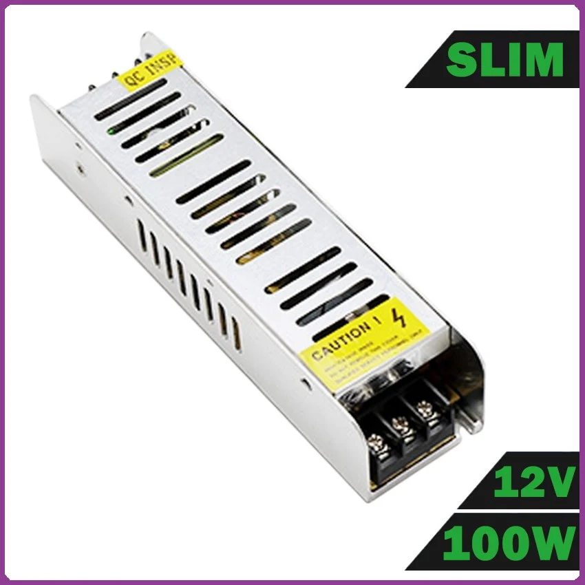 Fuente Alimentación LED Fino 12V 100W