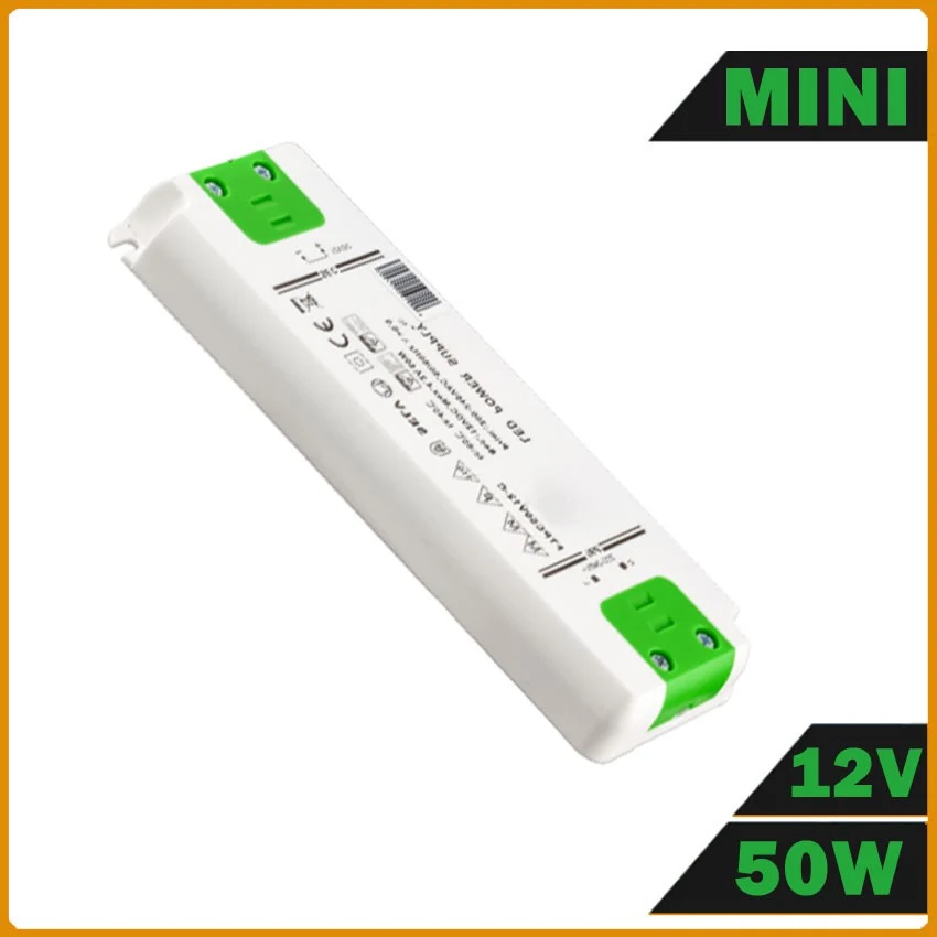Fuente Alimentación LED Reducido Especial Muebles 12V 50W para Juguetes