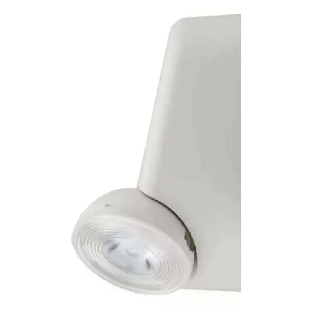 Lamp. Emergencia gemelo 120/277v. Blanco marfil eu2c m12