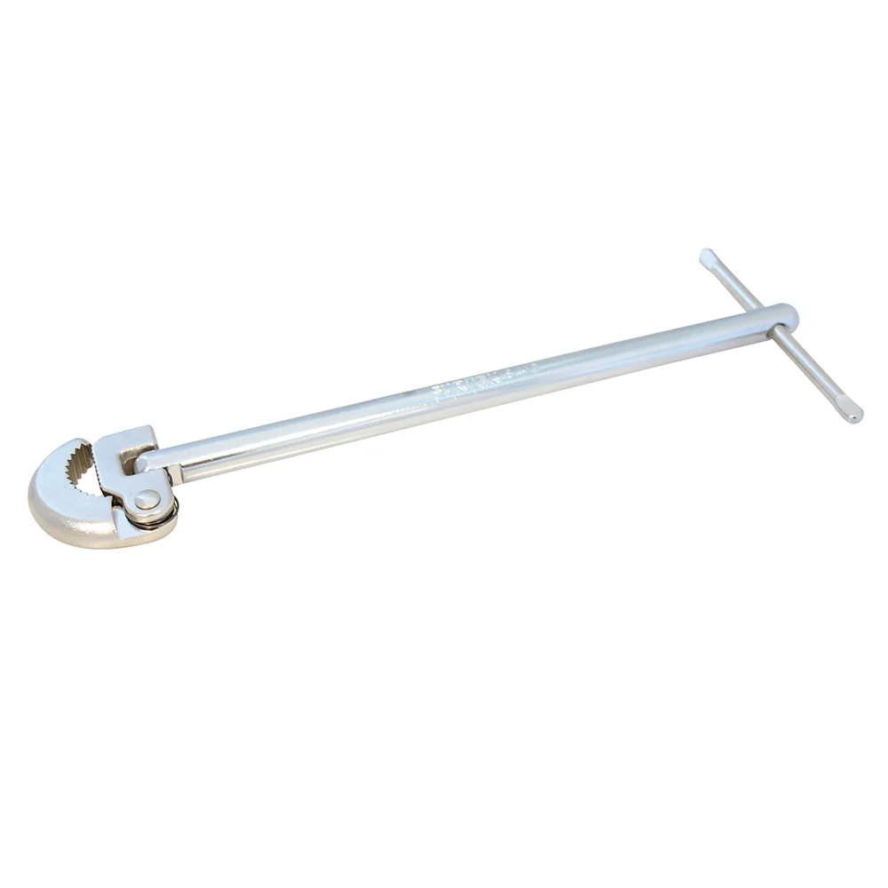 Llave para lavabo cromada 12'' Urrea con Garantí
