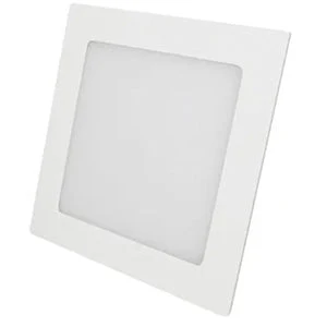 LUMINARIO EMPOTRABLE CUADRADO 12W LUZ CÁLIDA con Cargador Incluido