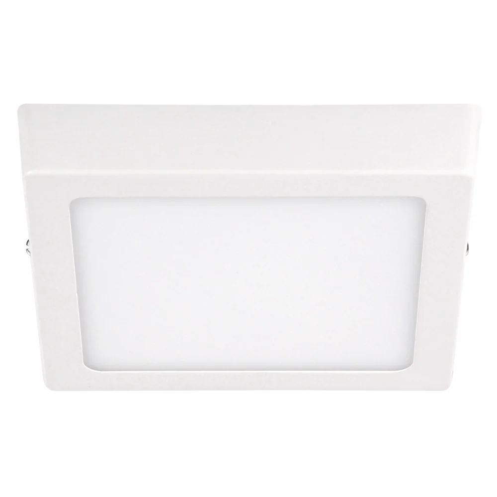 Luminario de LED de sobreponer cuadrado 12 W, luz frí Surtek Resistentes Derrames