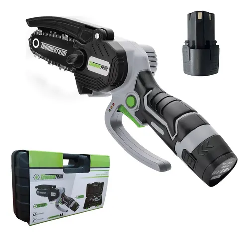 Minisierra Poda 2 Baterias 12v Inalambrica Portátil Maletin para Mandos Distancia