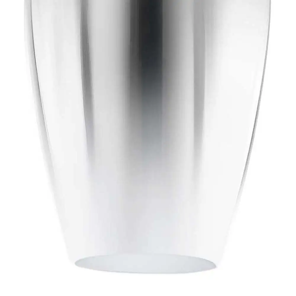 Pack de Pilas Candil cuerpo aluminio cepillado vidrio soplado cromado 14x120cm e27 127v maxxi