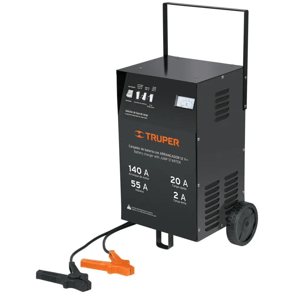 Pack de Pilas Cargador de baterías con ruedas 12 V, 140
