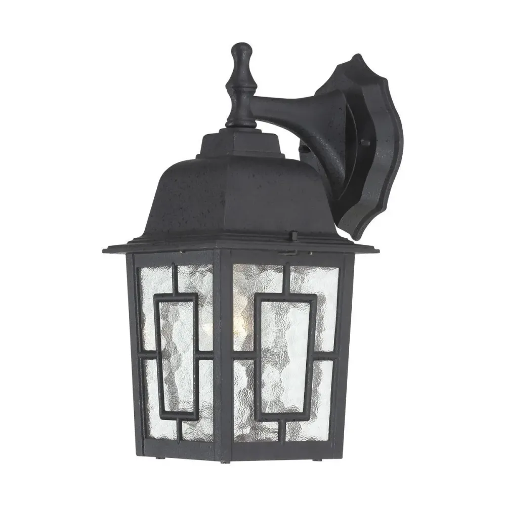 Pack de Pilas Farol pared de exterior banyan 12'' negro satco
