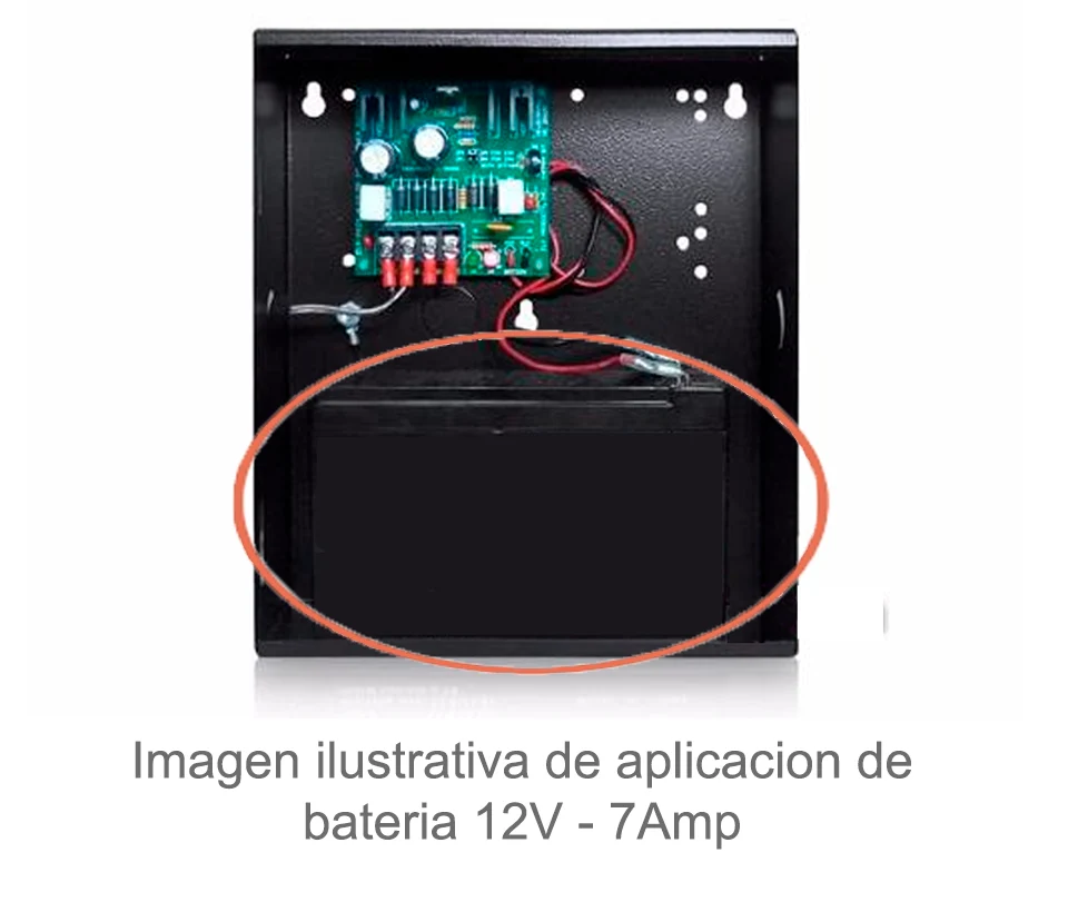 Pack de Pilas SAXXON CBAT7AH - Bateria de respaldo de 12 volts libre de mantenimiento y facil instalacion / 7 AH/ funciona...