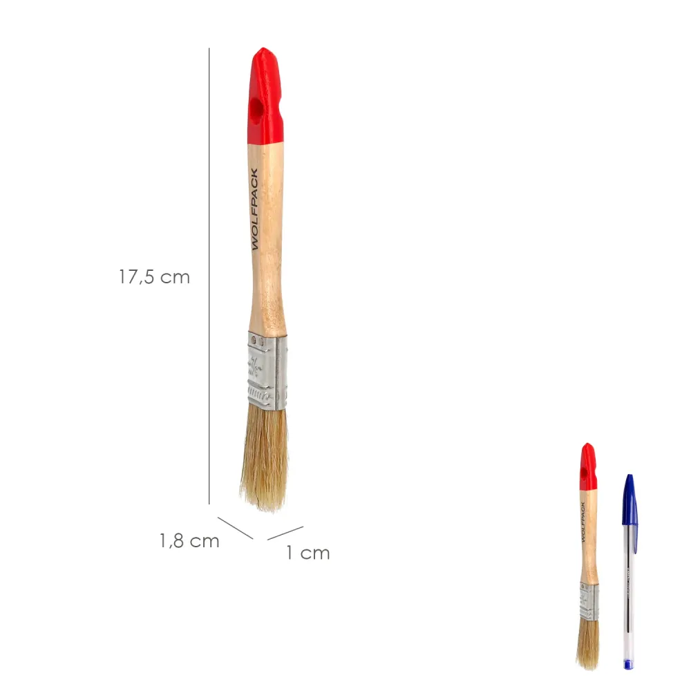 Paletina Brico Doble Cerda Blanca Nº 12 amplio Cerda 19 mm.)