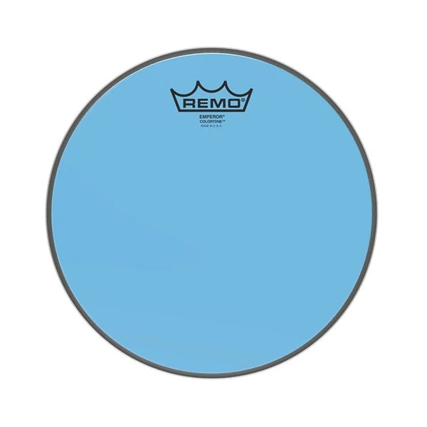 PARCHE 12" REMO COLORTONE EMPEROR, AZUL BE-0312-CT-BU Listas para Usar